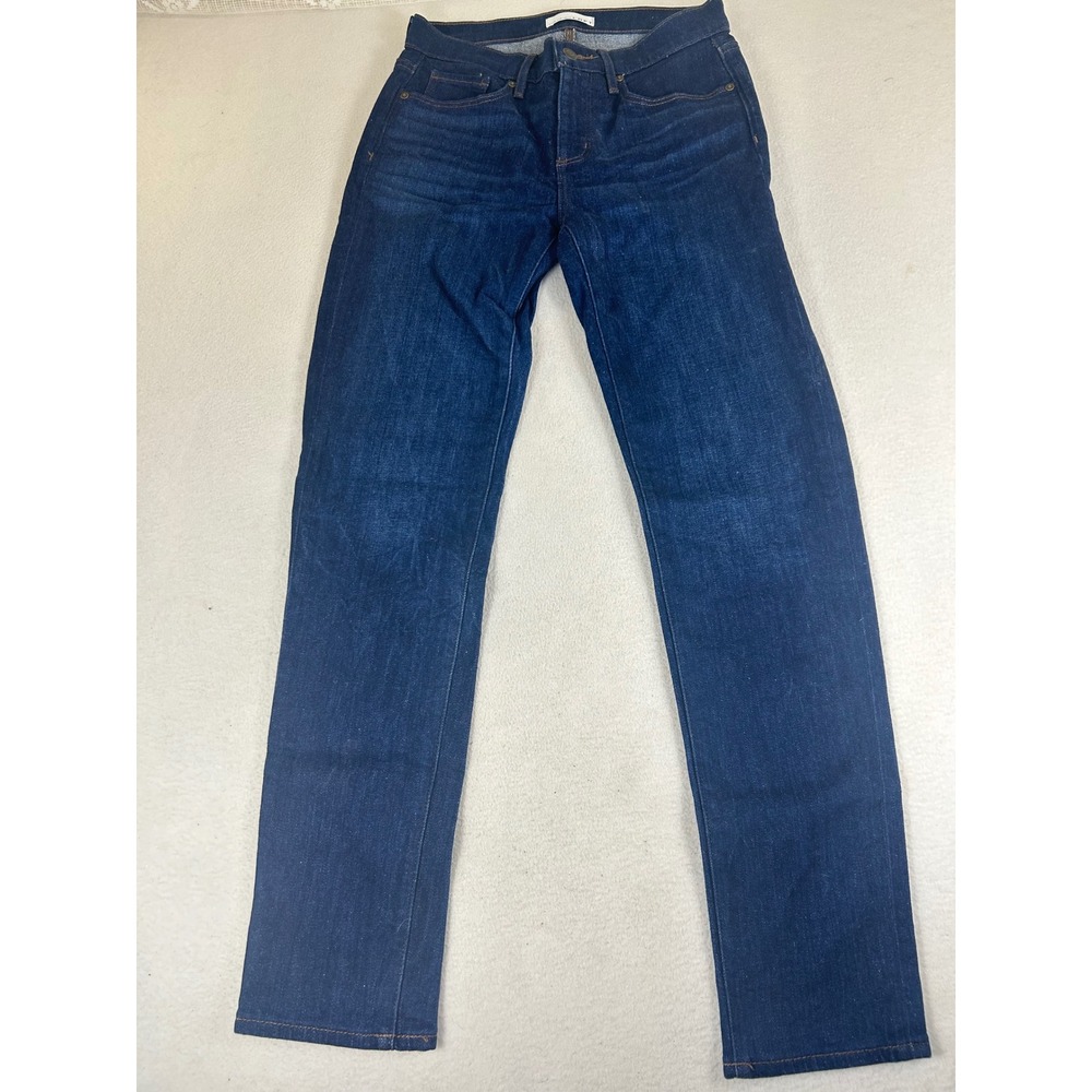 LOFT‎ The Girlfriend Jeans Women 25/0 Dark Wash Blue Classic